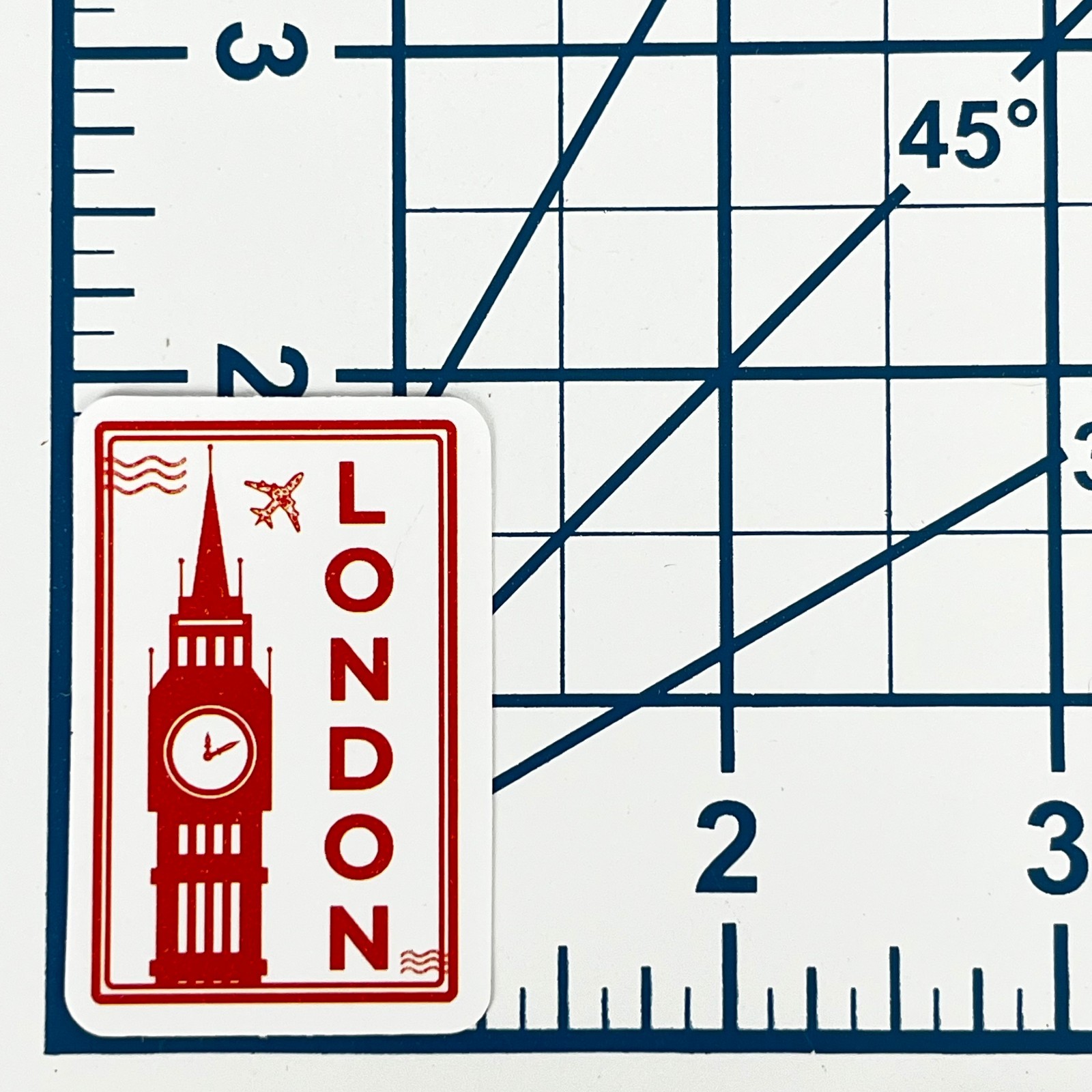 London Big Ben Vinyl Sticker England Travel Souvenir Laptop Graphic Gift Art