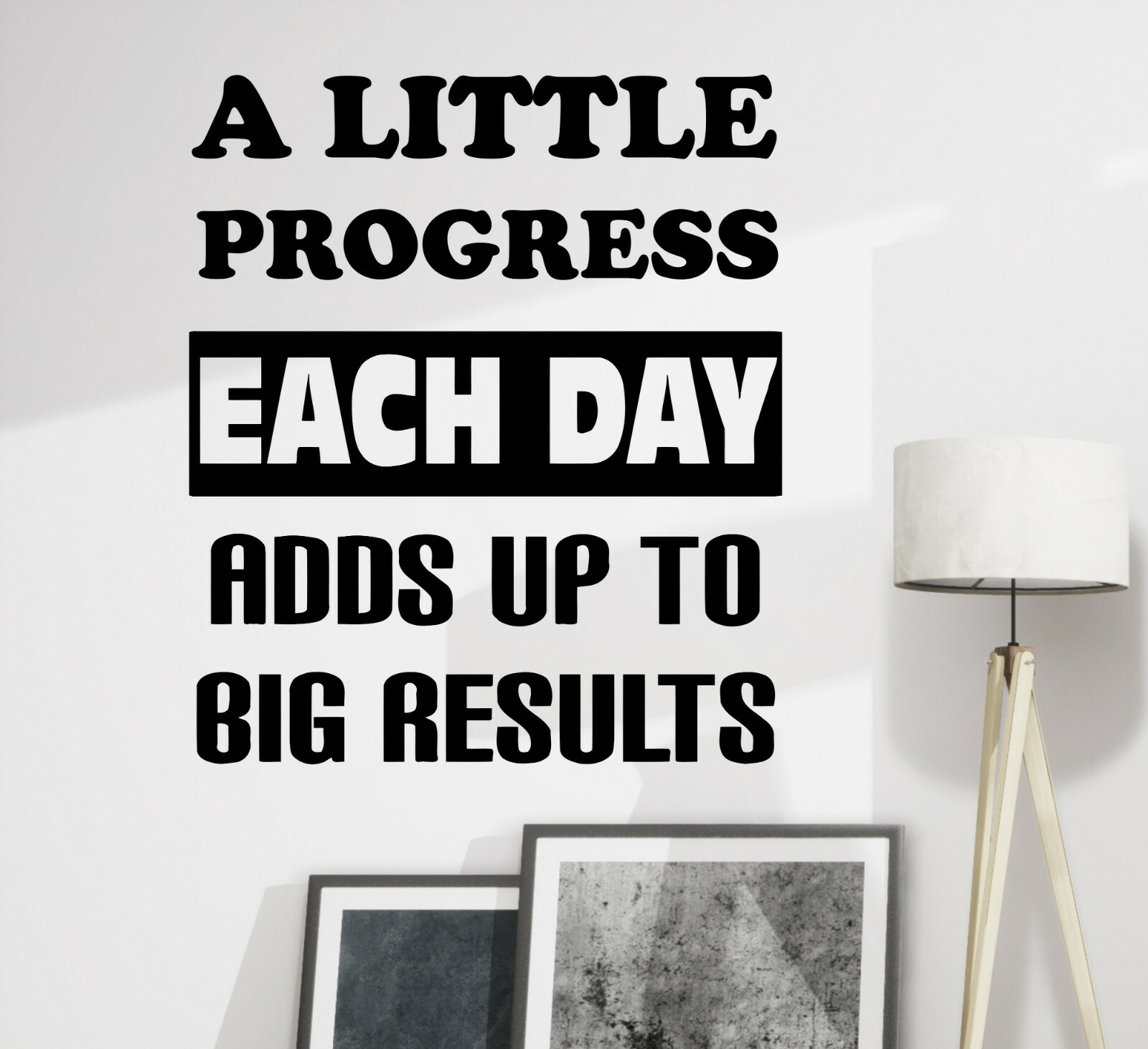 Wall Decal Inspirational Motivational Lettering Quote Vinyl Sticker (ed1874)