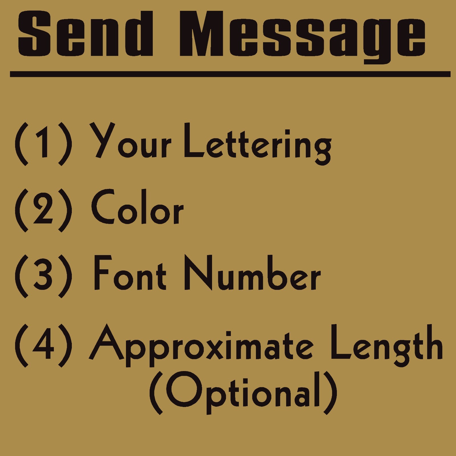 Personalized Decal Customized Sticker Vinyl Lettering Numbers Name Business