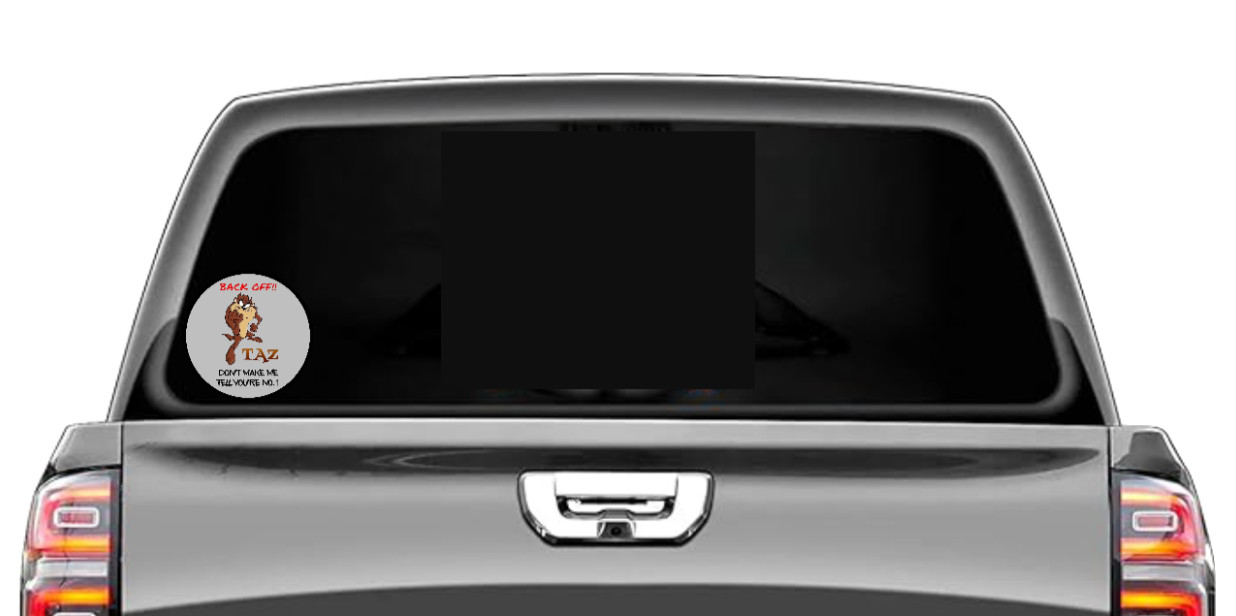 Taz – (You're NO. 1) – 4" Handmade Vinyl Decal Vehicle Laptop Cooler Decor 2026