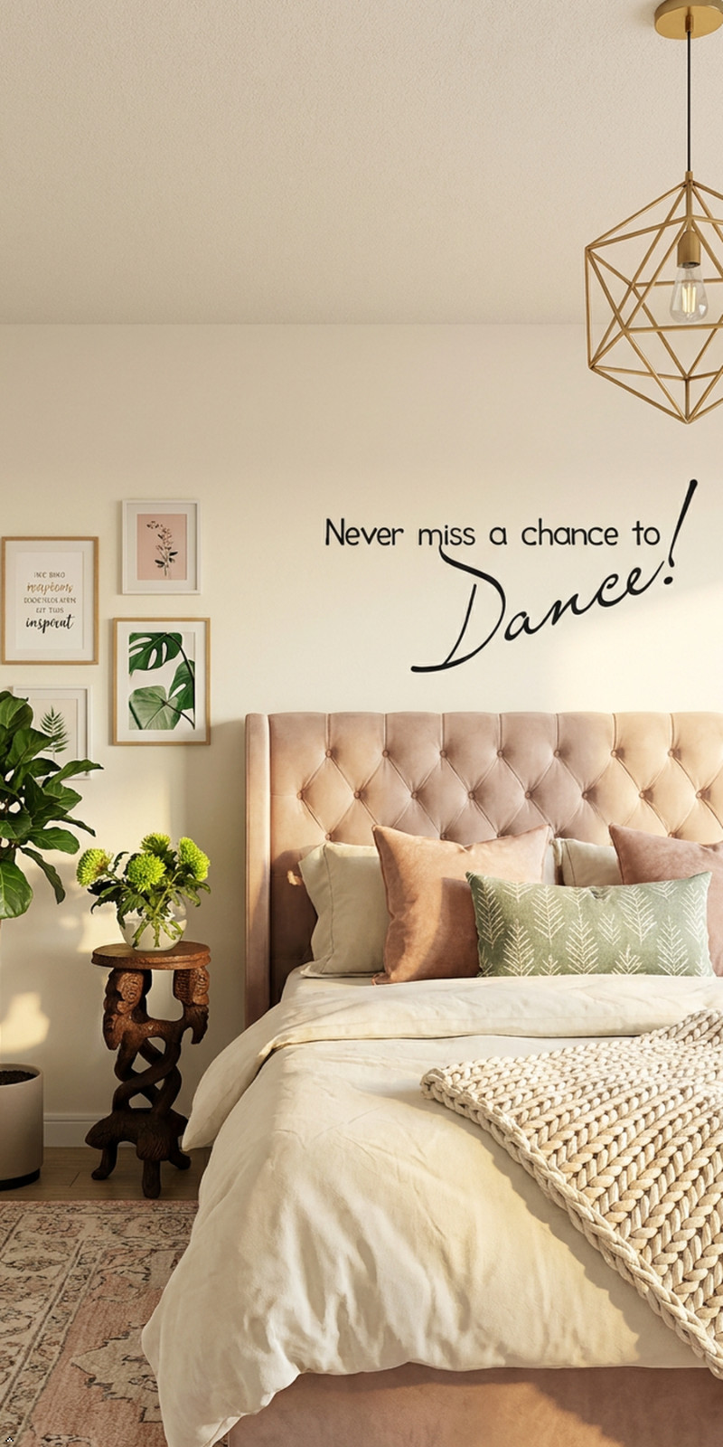 Never Miss a Chance to Dance Vinyl Wall Decal Decor Art Sticker Quotes art home