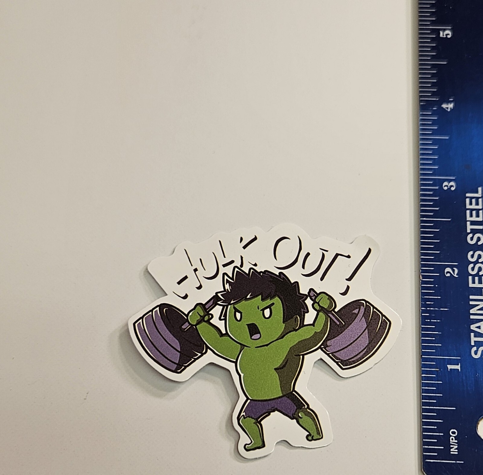 The Incredible Hulk Sticker Hulk Out! Avengers Superhero Skateboard Decal