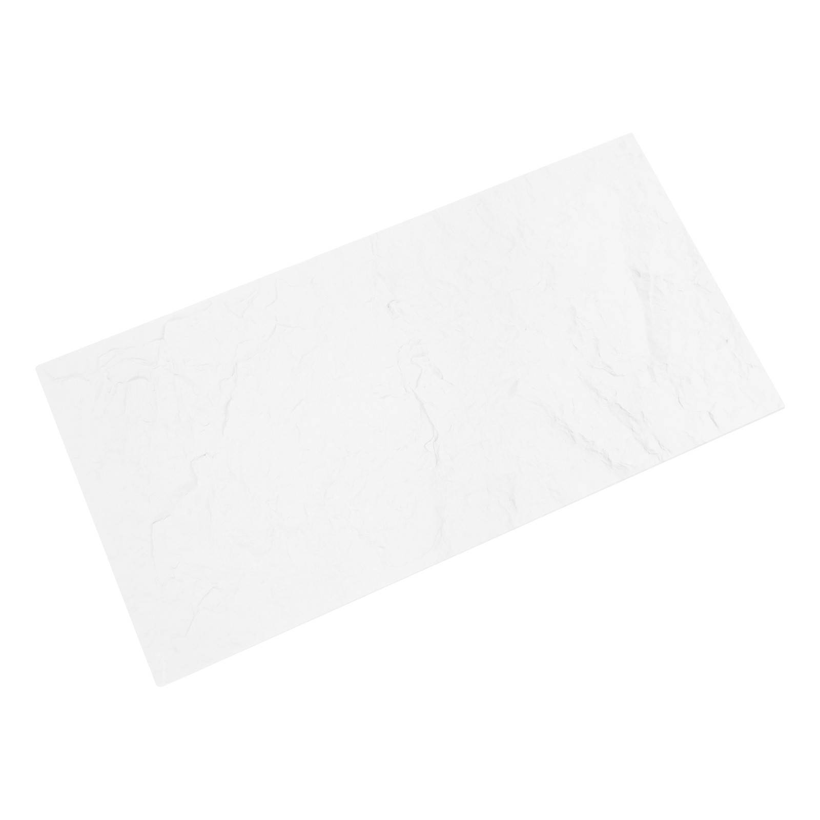 Modern 4 PCS PU Panels Faux Stone Wall Panels White for Interior Wall Decor NEW