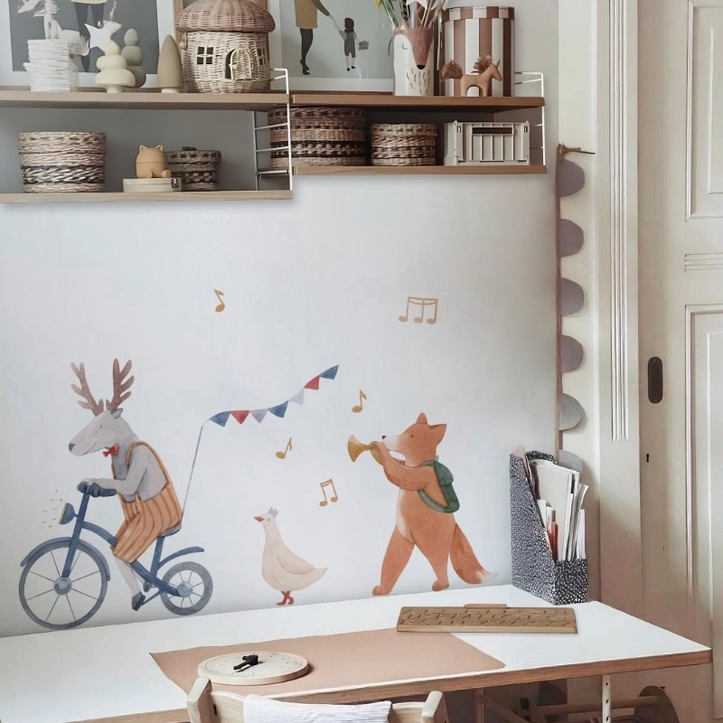 Vinyl Wall Stickers Child's Bedroom Decor Playroom Removeable Reposition Decals