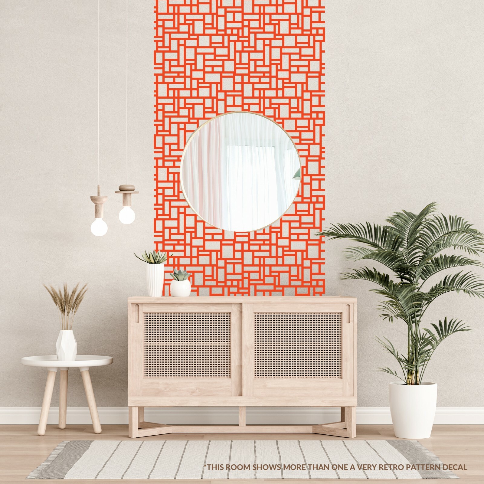 A Very Retro Pattern Wall Decal