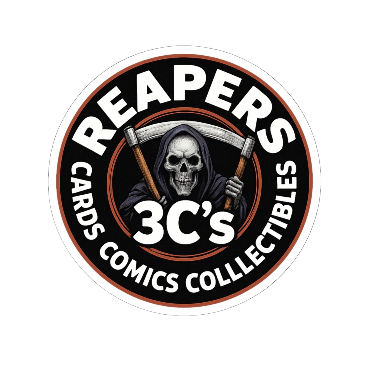 Reapers 3C’s OG Logo Sticker – Grim Reaper Decal | Veteran Owned