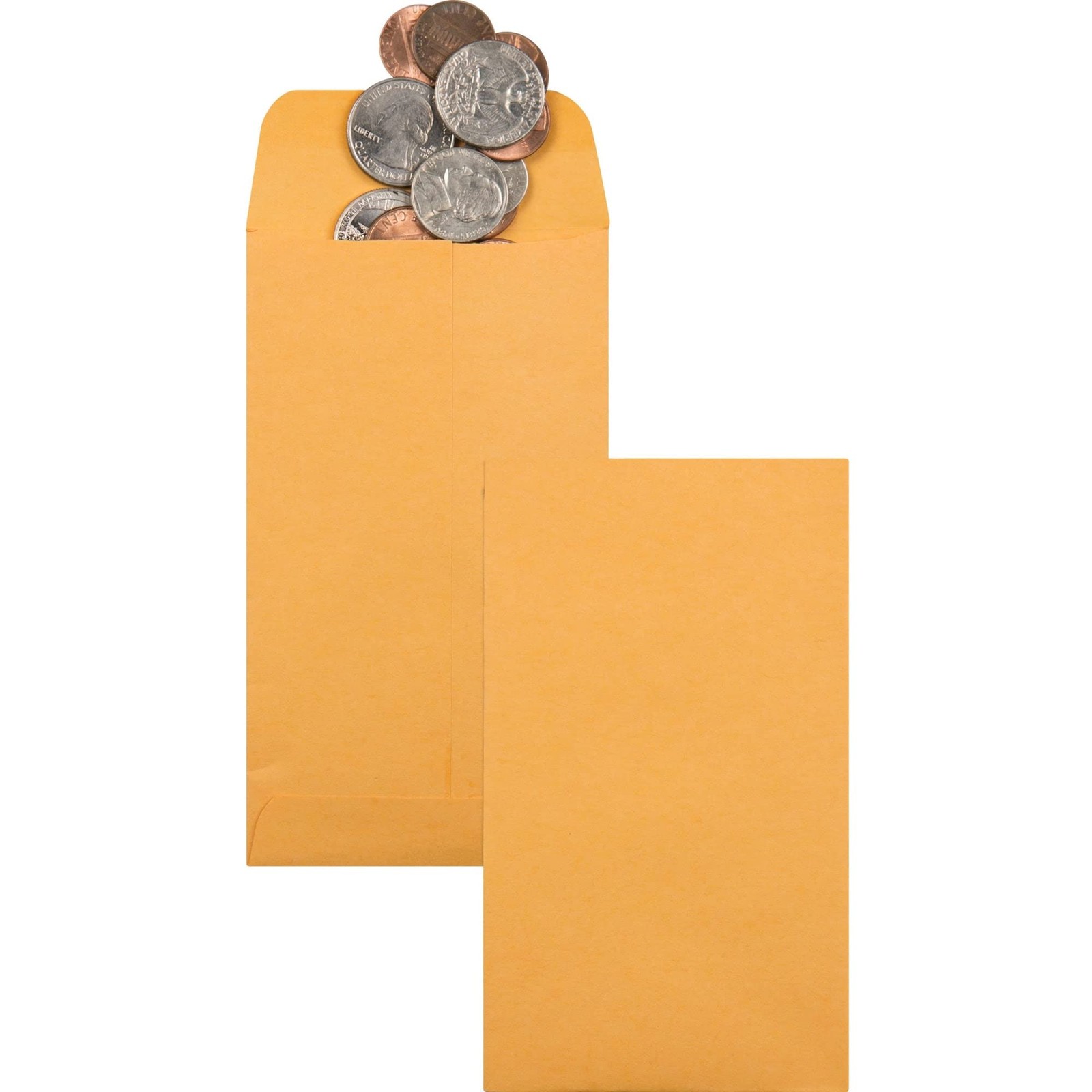 Quality Park #5 1/2 Coin Envelopes, 3 1/8 x 5 1/2, Gummed, Small Parts, Jewelry