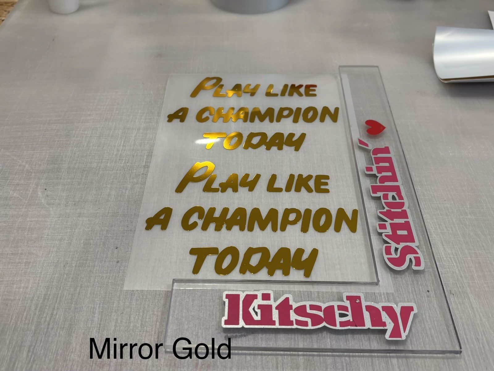 Notre Dame Play Like A Champion Today Die Cut Vinyl Decal Free Shipping!