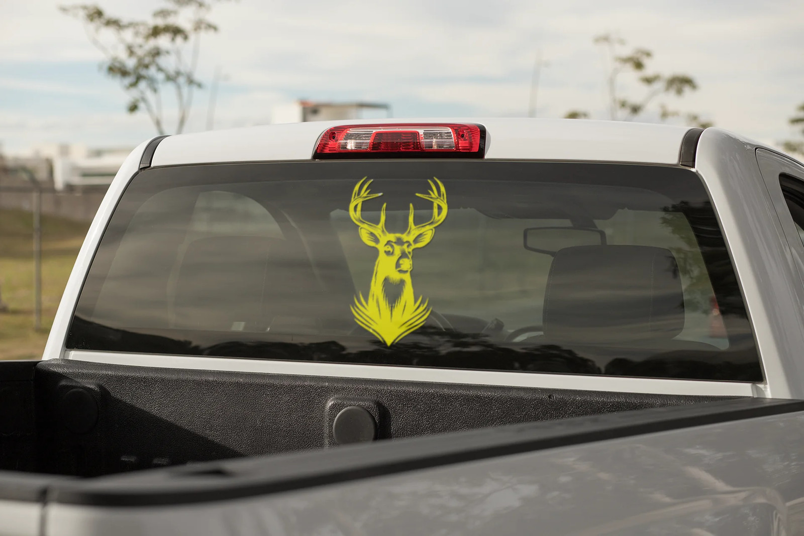 deer decal for car, vinyl decal truck hunting whitetail bumper window door