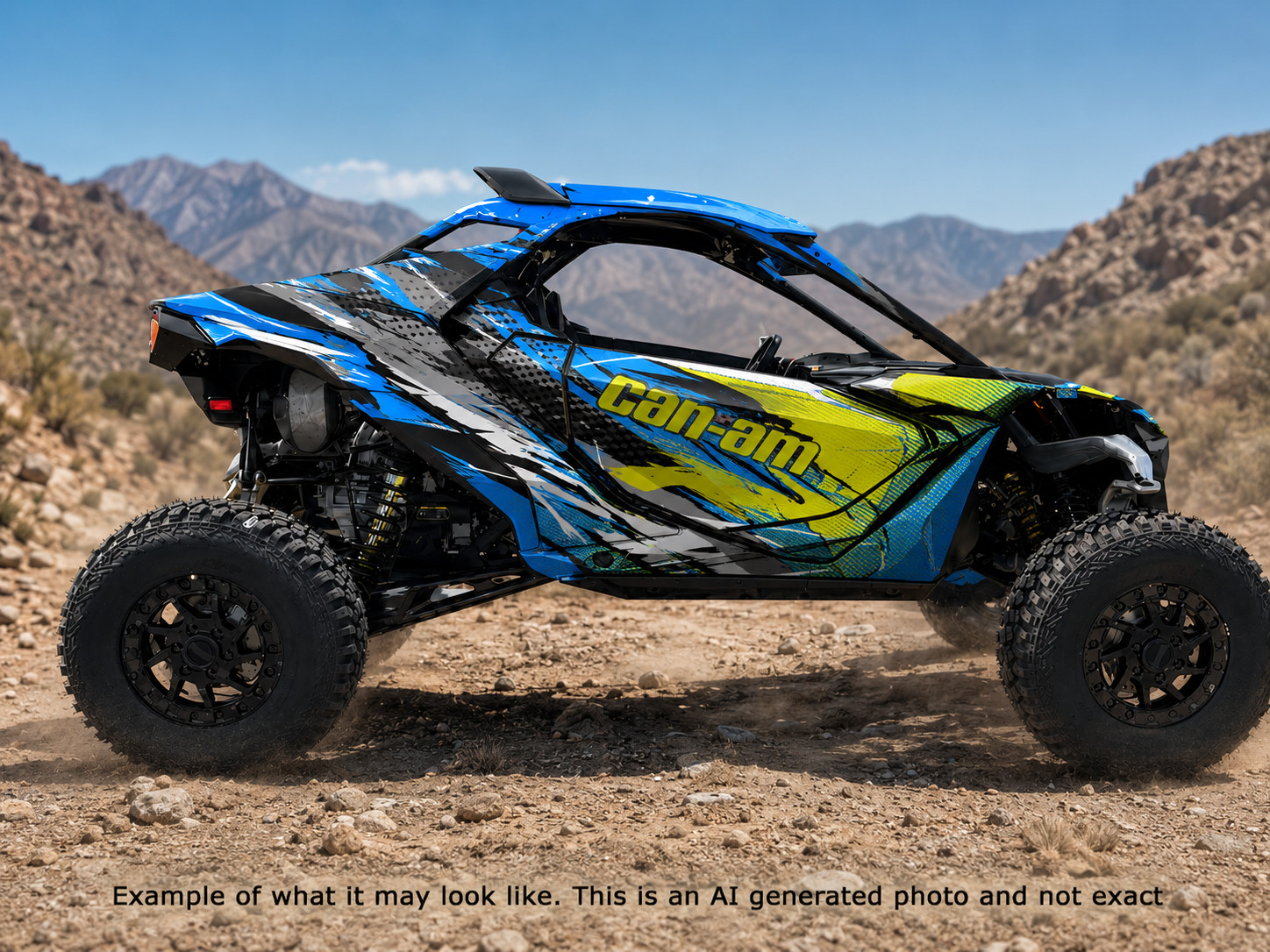 2024-2025 Can Am Maverick R RS Graphics Kit Pro Edition D53-2 Wild OAGFX Racing