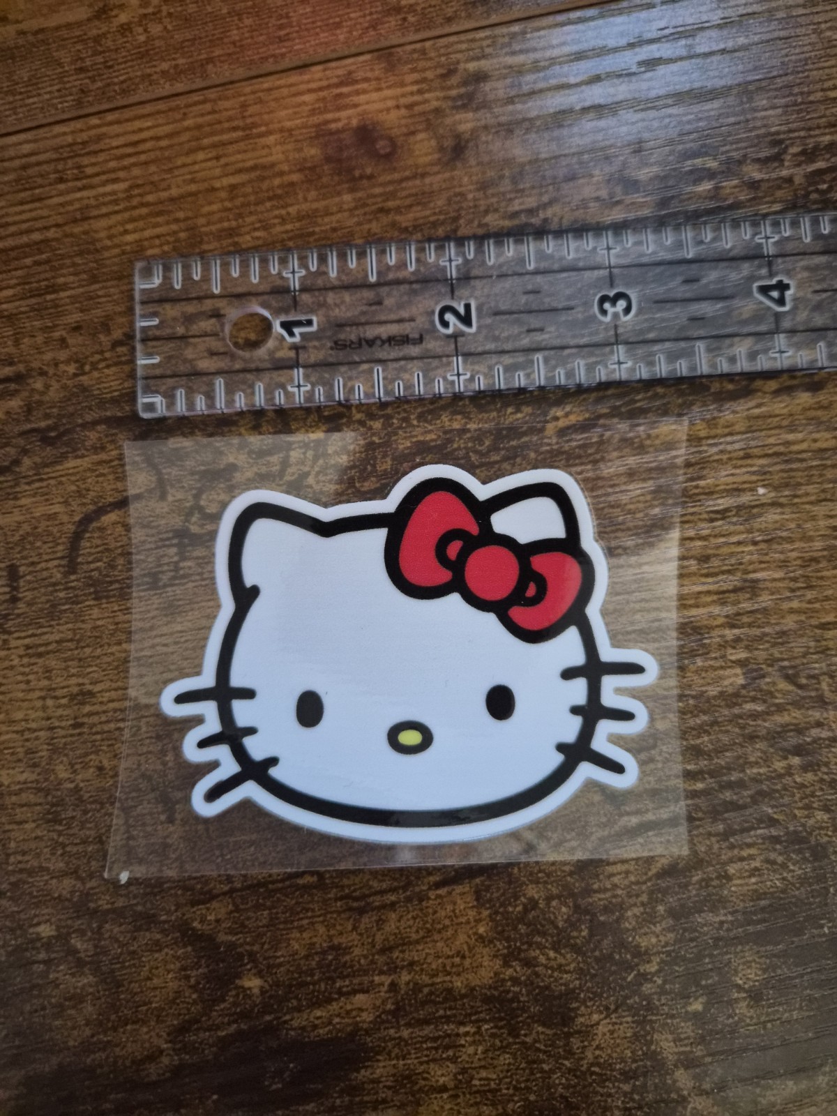 HELLO KITTY High Quality UV DTF Decal Sticker waterproof USA NOT VINYL