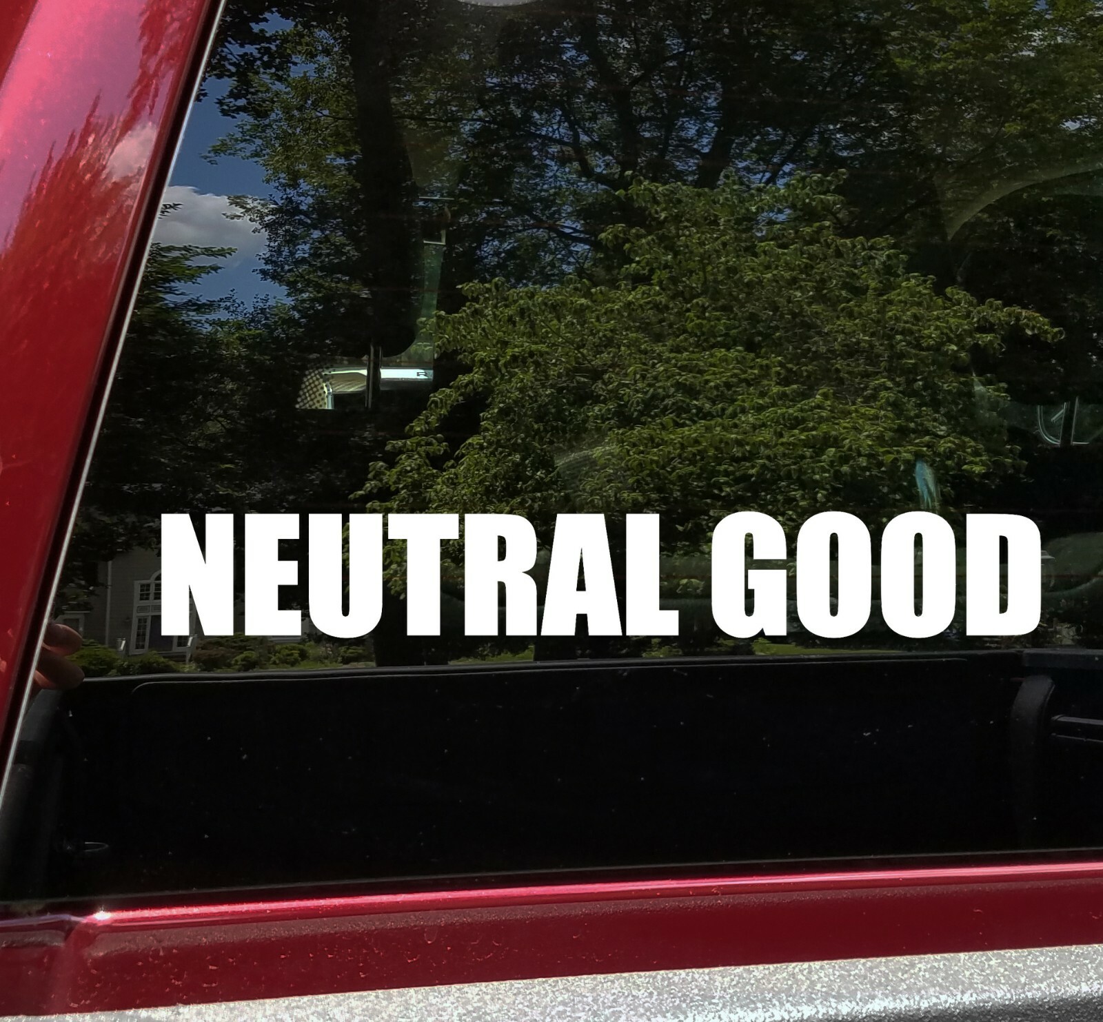 Neutral Good Vinyl Sticker – RPG Role Playing Character Alignment V1 – Decal