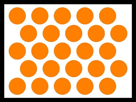 Polka Dot Circles Vinyl Decals Waterproof Outdoor Multiple Colors and Sizes