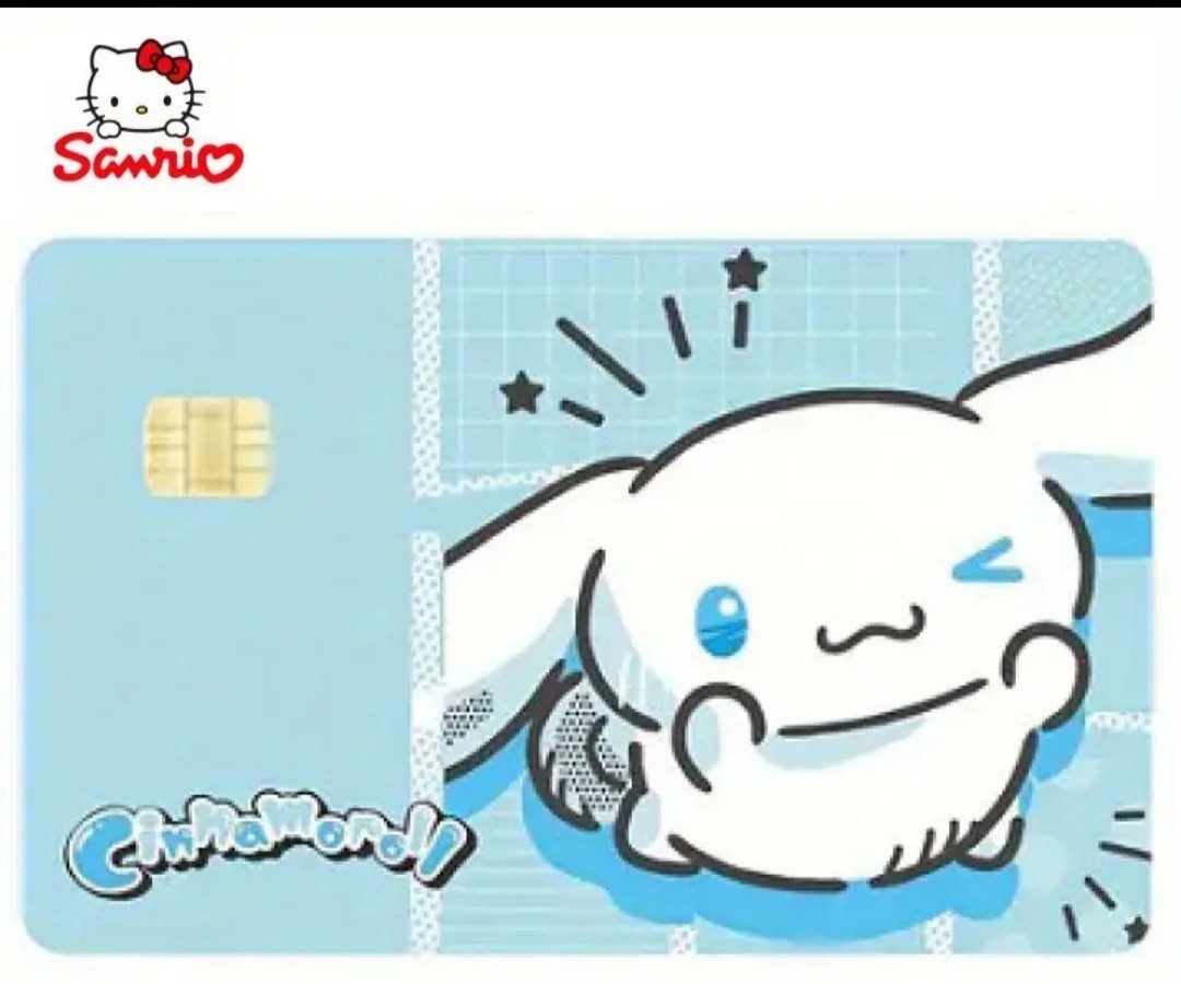 Hello Kitty Saniro Cinnamoroll Credit Debit Card Cover Skin Sticker Free Ship