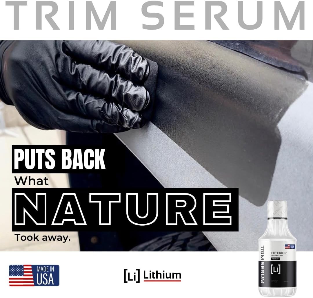 Trim Serum- Plastic Restorer for Cars- Restores Even the 16 Fl Oz (Pack of 1)