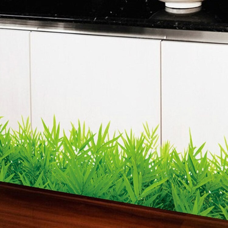 Wall Sticker Grass Decal Removable Vinyl Mural Garden Art Bedroom Home Decor