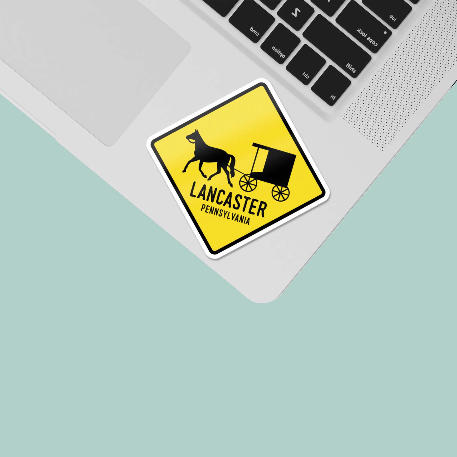 Amish Horse and Buggy Lancaster Pennsylvania Sticker