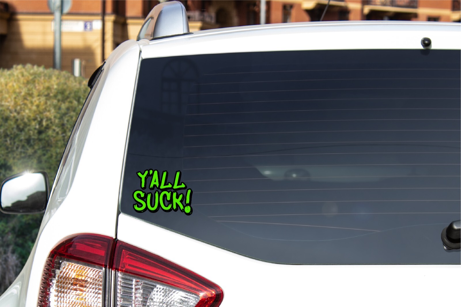 Yall Suck Decal Sticker Printed Die Cut Funny Insult Adulting People Introvert
