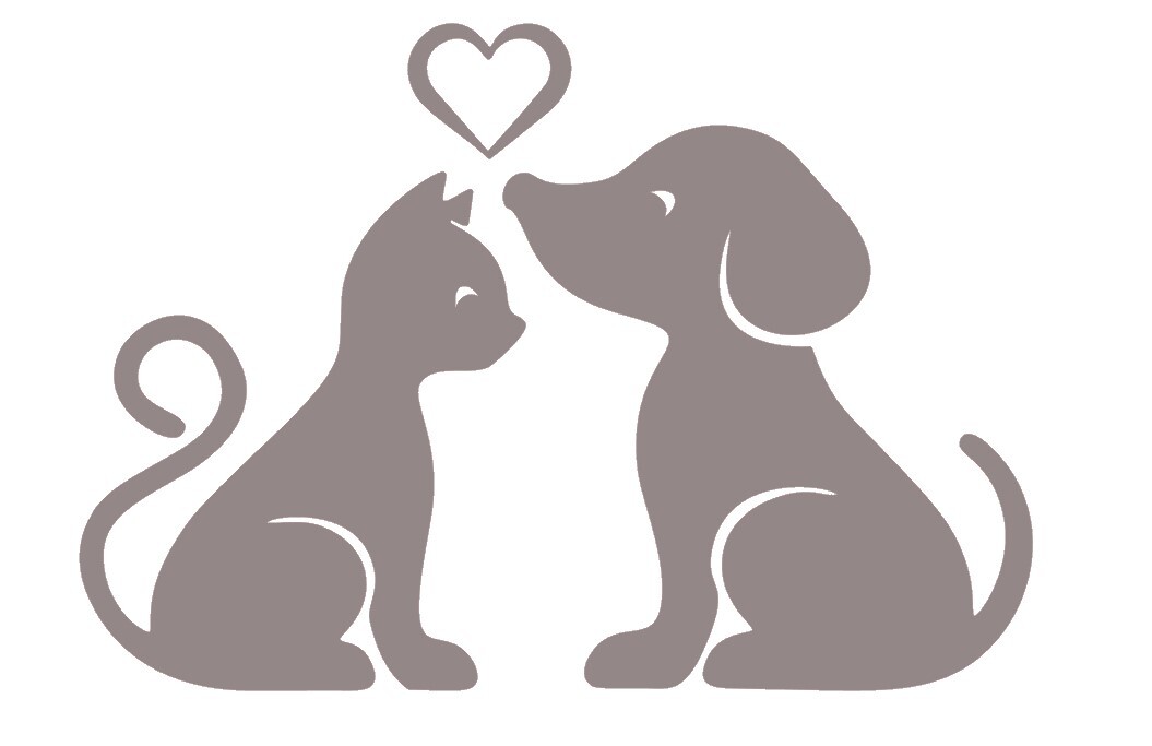 CAT DOG PET LOVE, Decal Stickers for Cars, Windows, Laptops, Wall, Tablets