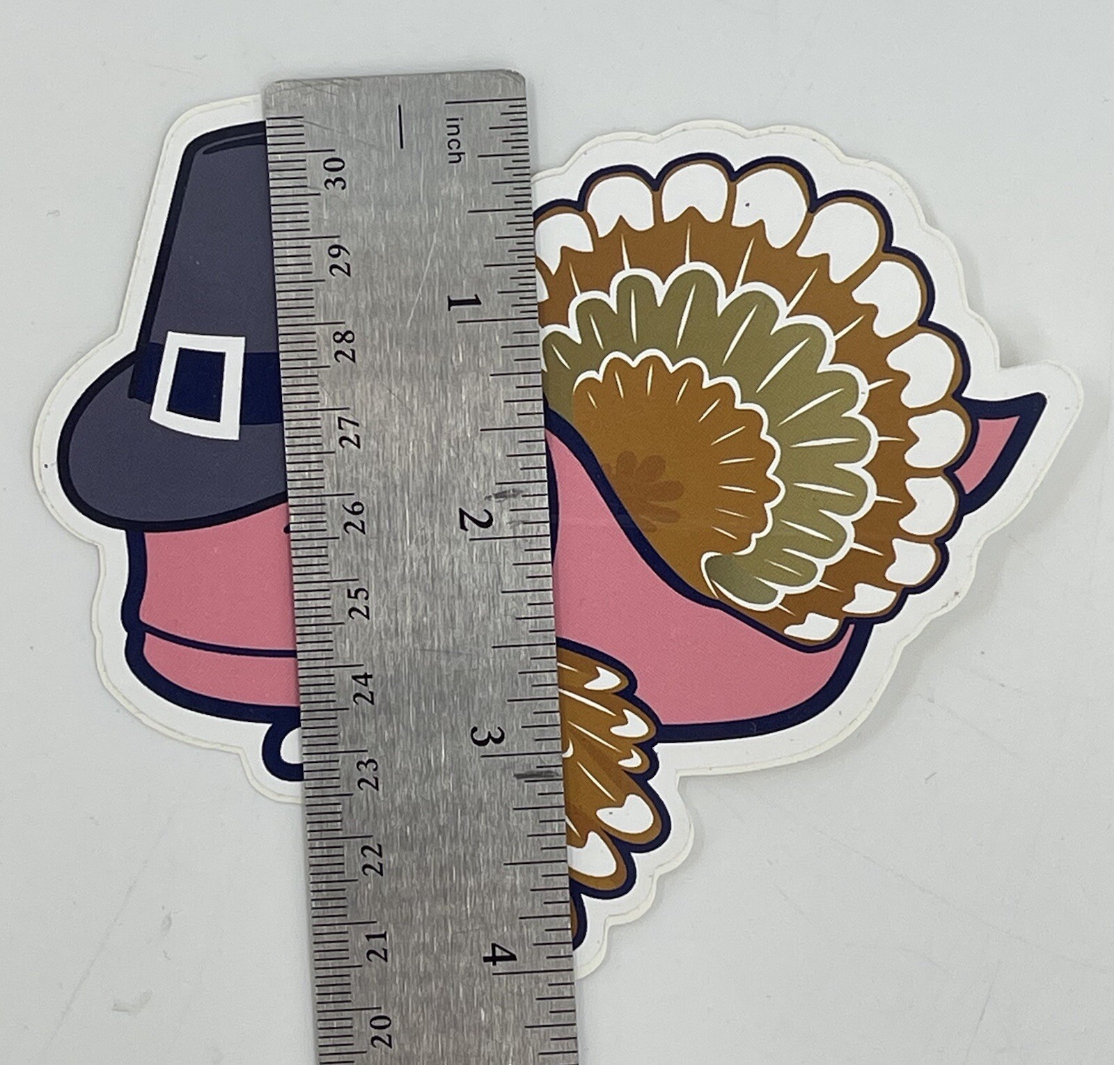 Vineyard Vines Thanksgiving Turkey Holiday Whale Sticker Laptop / Car Decal NWT
