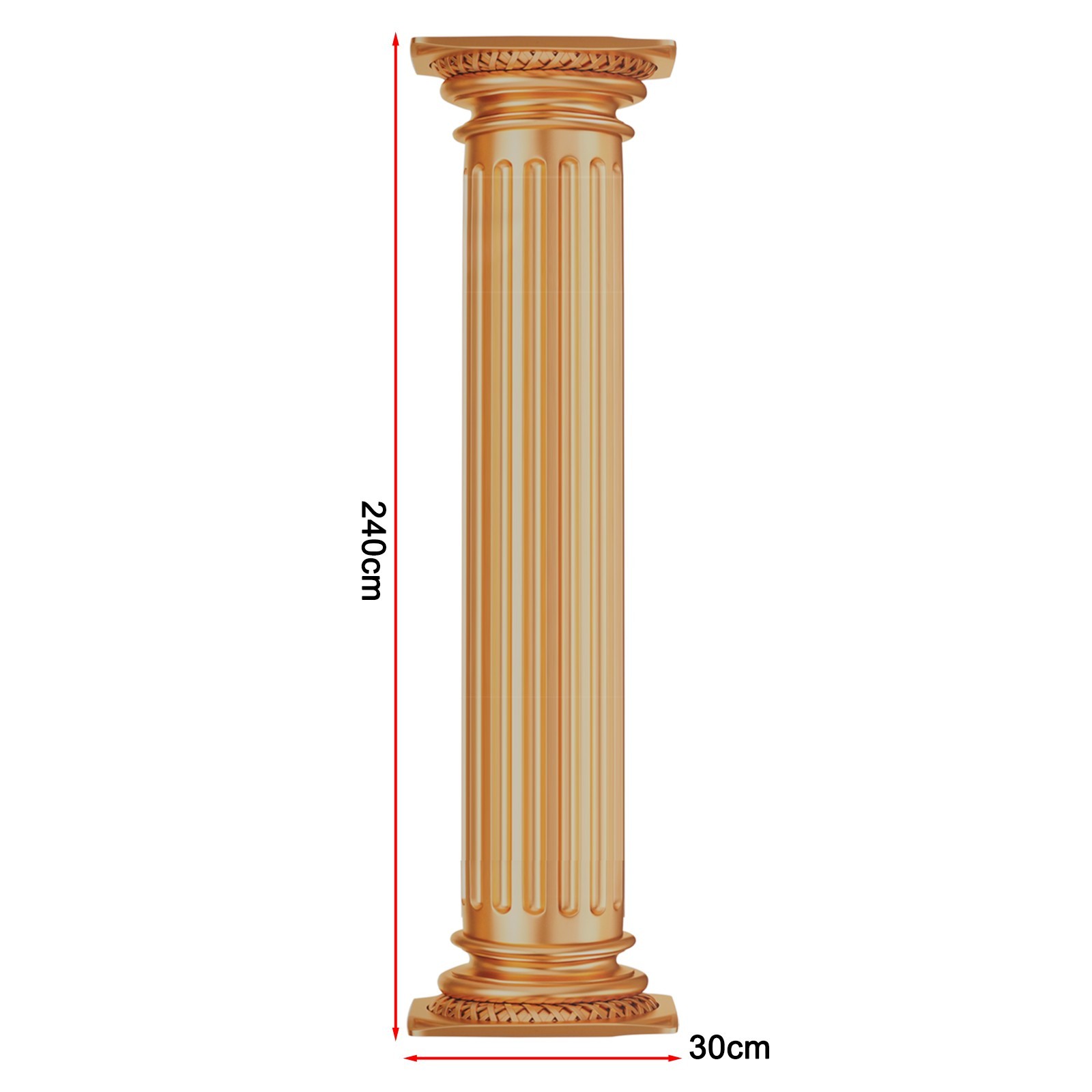Modern and Elegant 3D Roman Column Wall Decor Easy to Apply and Remove