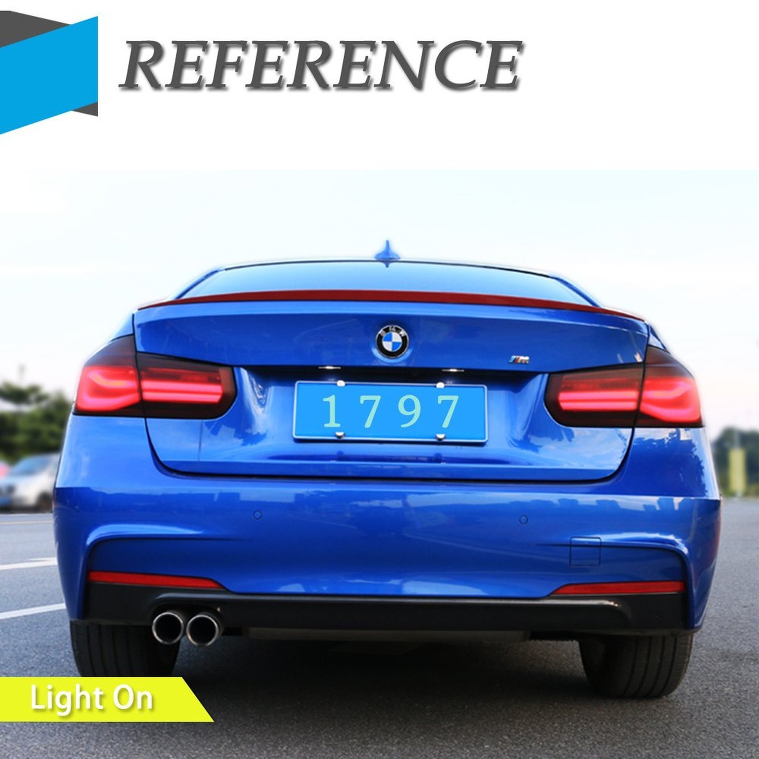 1797 Car Light Tint Film Frosted Taillight Tail Back Turn Signal Black Headli…