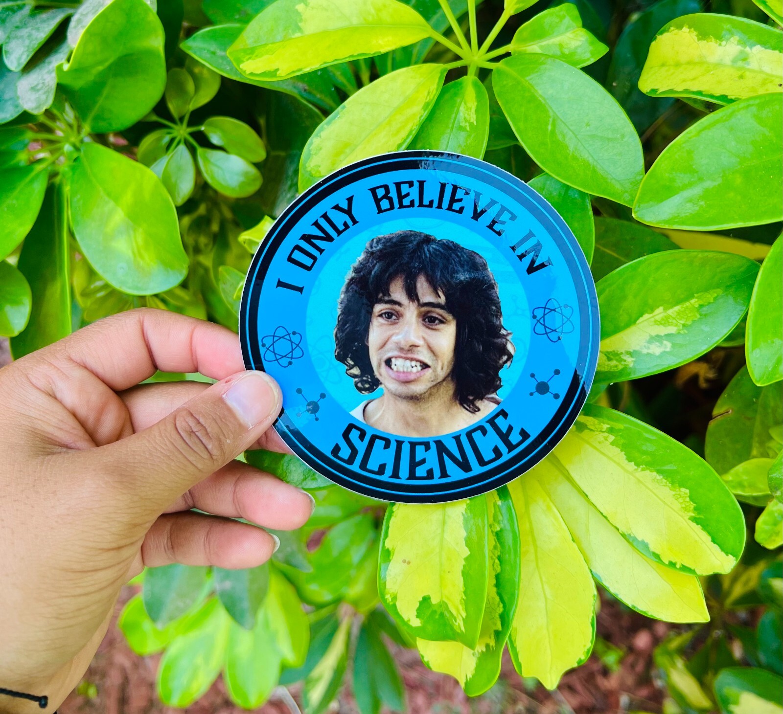 Nacho Libre | Eskeleto | I only believe in science | Vinyl Sticker Decal