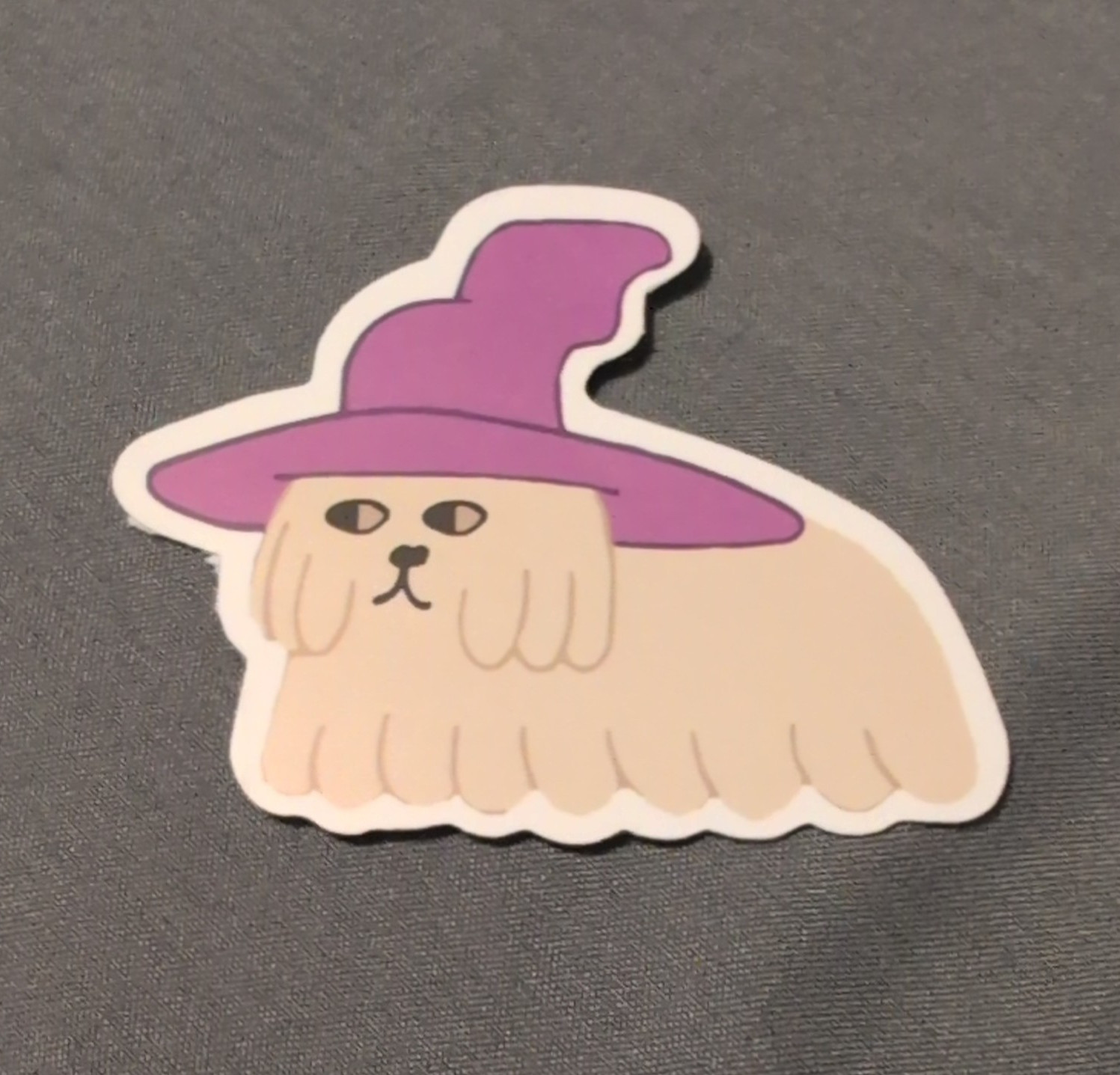 Midnight Gospel- Charlotte The Witch Dog. Sticker/Decal. 2 1/2in x 2 in