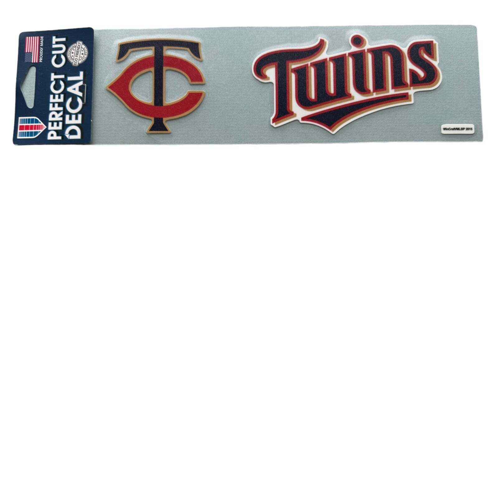 Wincraft MLB Minnesota Twins WCR40451015 Perfect Cut Decals 3" x 10"