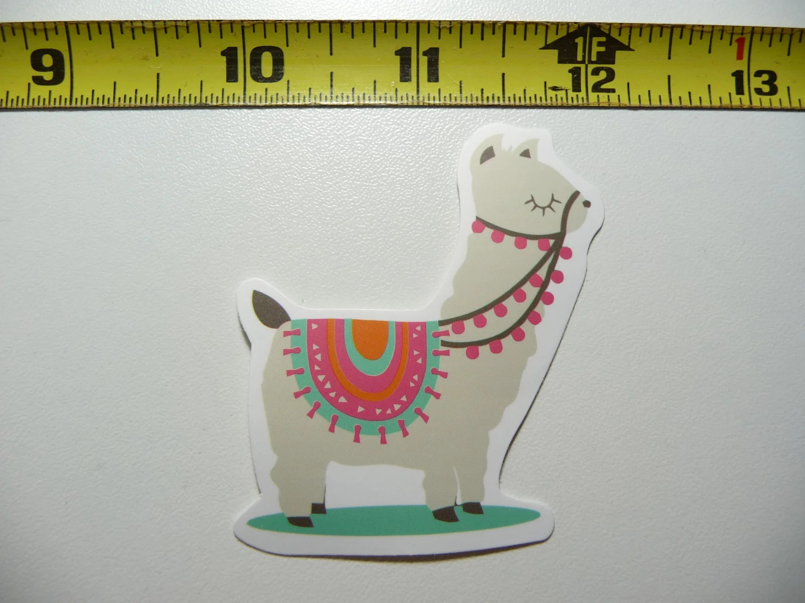 SLEEPING LLAMA BUT READY SMALL STICKER DECAL FARM PET FUNNY