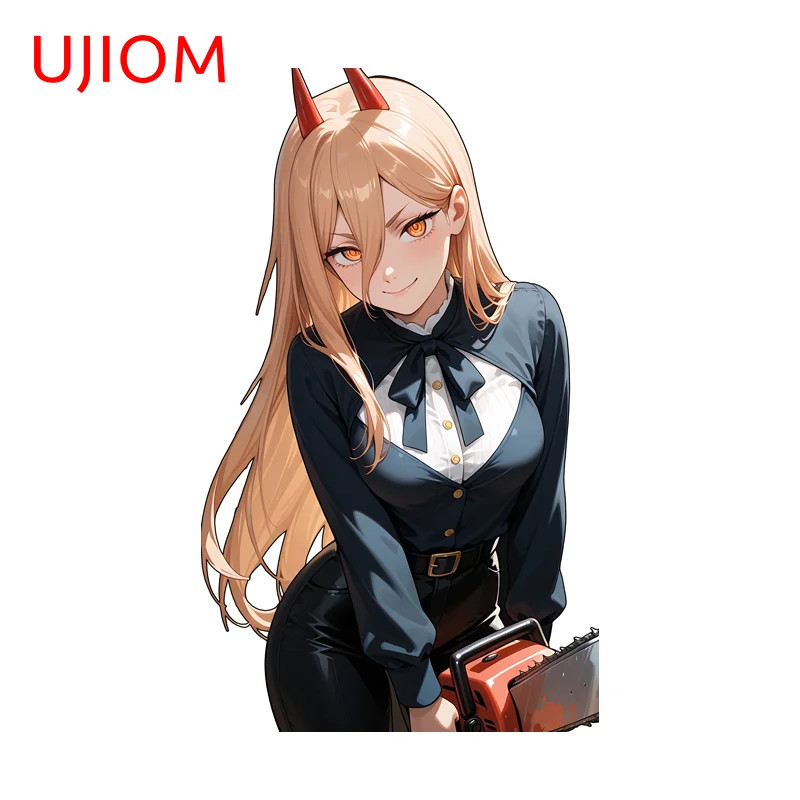 UJIOM Power Girl Wall Sticker Artistic Vinly Decal Suitable For Smooth Surface