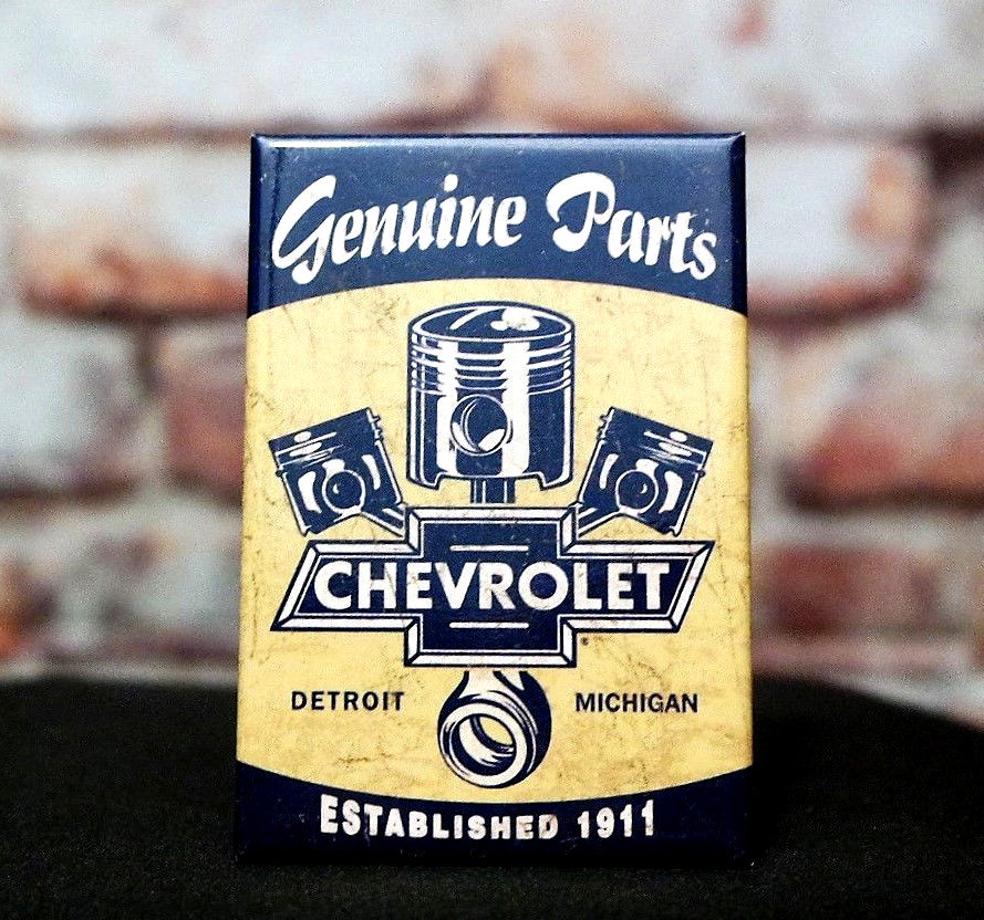 Chevrolet Piston – Refrigerator / Toolbox Magnet – All American Man Cave