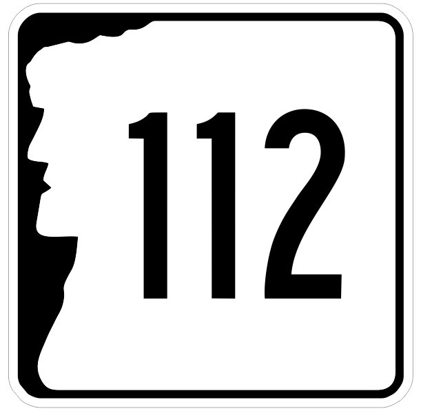 New Hampshire NH Highway 112 Sticker R7132 Sign