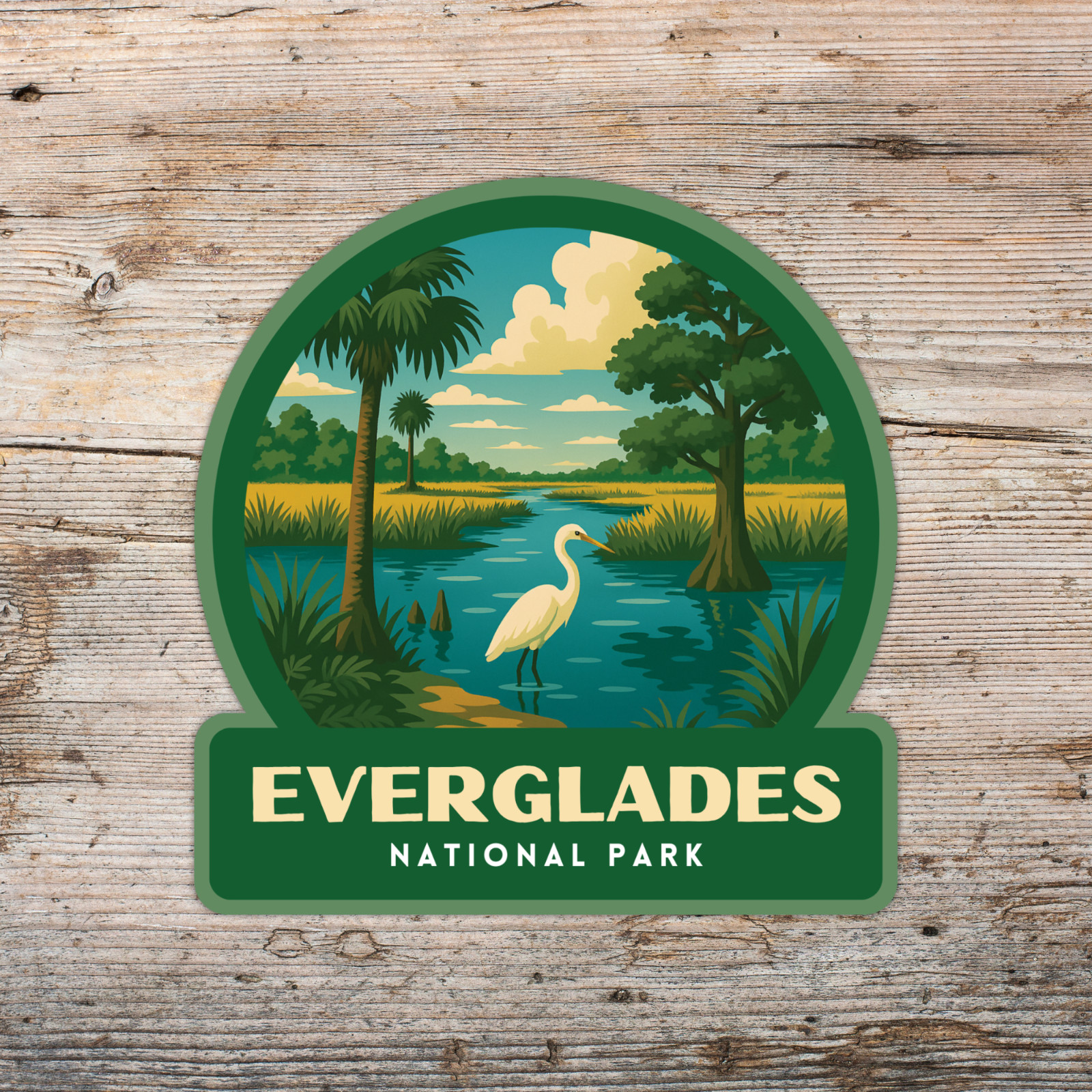 Everglades National Park Sticker Florida Vinyl Travel Souvenir Waterproof Decal