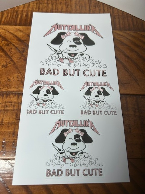 Muttallica Stickers inspired by Metallica