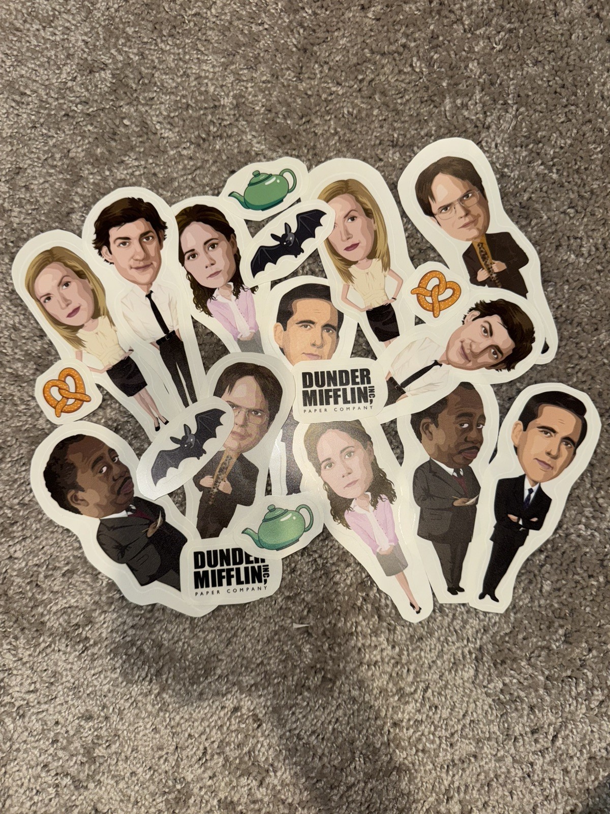 THE OFFICE – 40 Decal Stickers NEW – Vinyl Great for Laptops Walls Books Decor