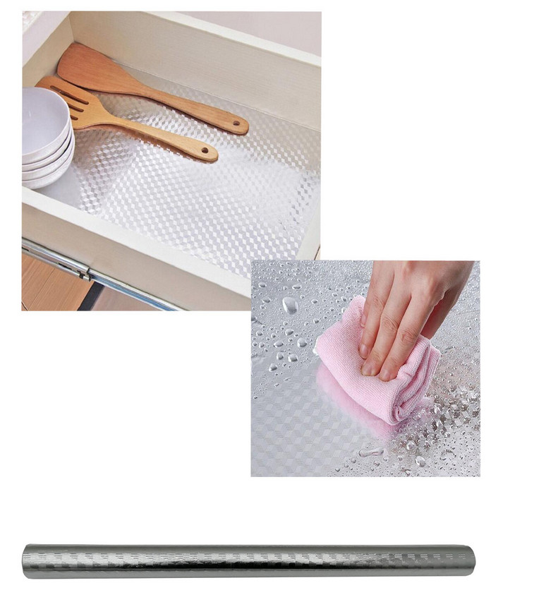 1 Roll Self Adhesive Kitchen Wallpaper 40cm*3m Waterproof Aluminum Foil Sticker