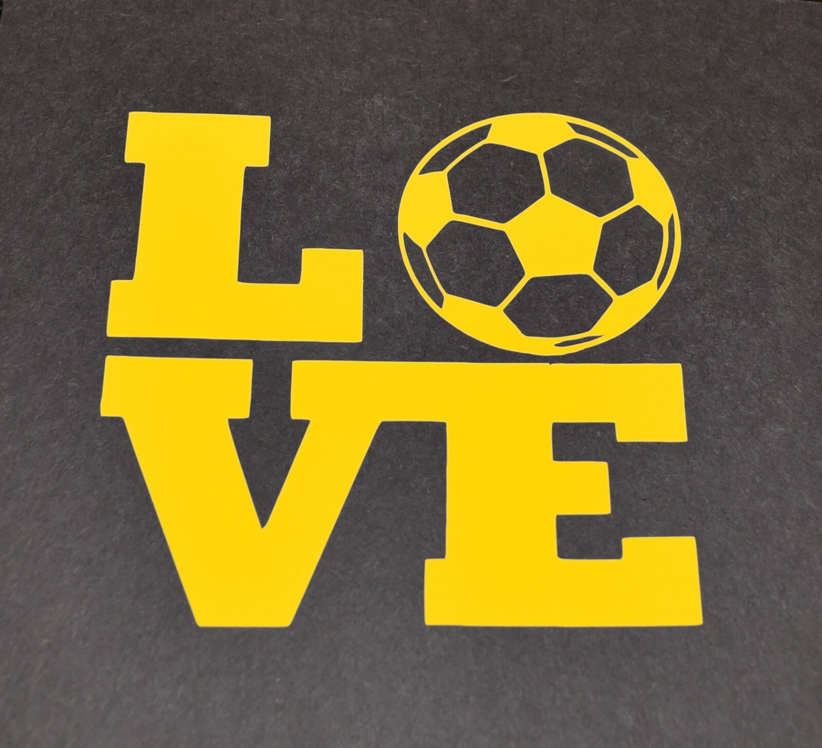 Soccer Love CNC cut Decal Vinyl Sticker – 6 colors!