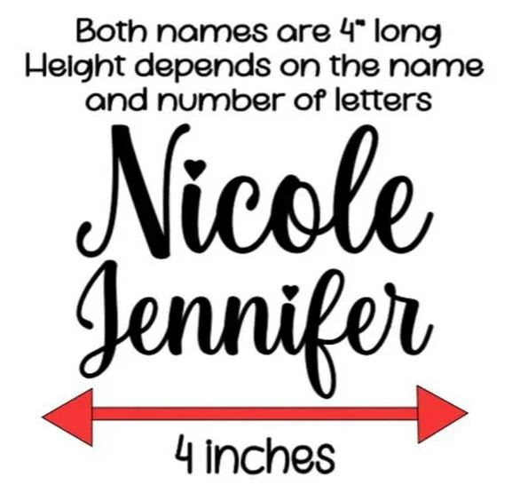 Holographic Outlined Vinyl Custom Name Decal Sticker for bottles Tumblres Cars
