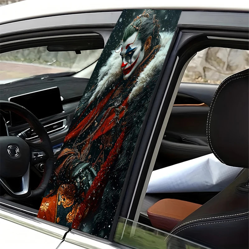 2 Car Center Pillar Stickers B-pillar Scratch Protection Sticker