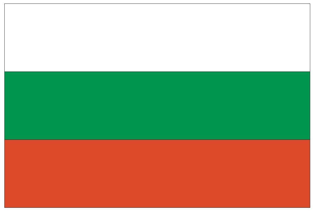 Bulgaria Flag Sticker Decal F74