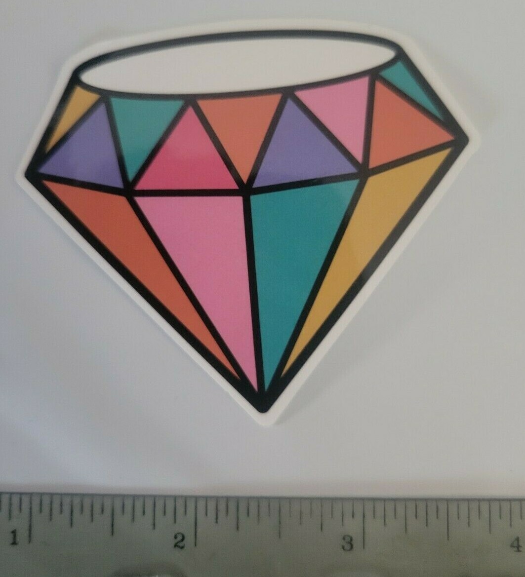 GEMSTONE – Sticker – Approx. 2 3/4" x 2 1/4" Glossy Material