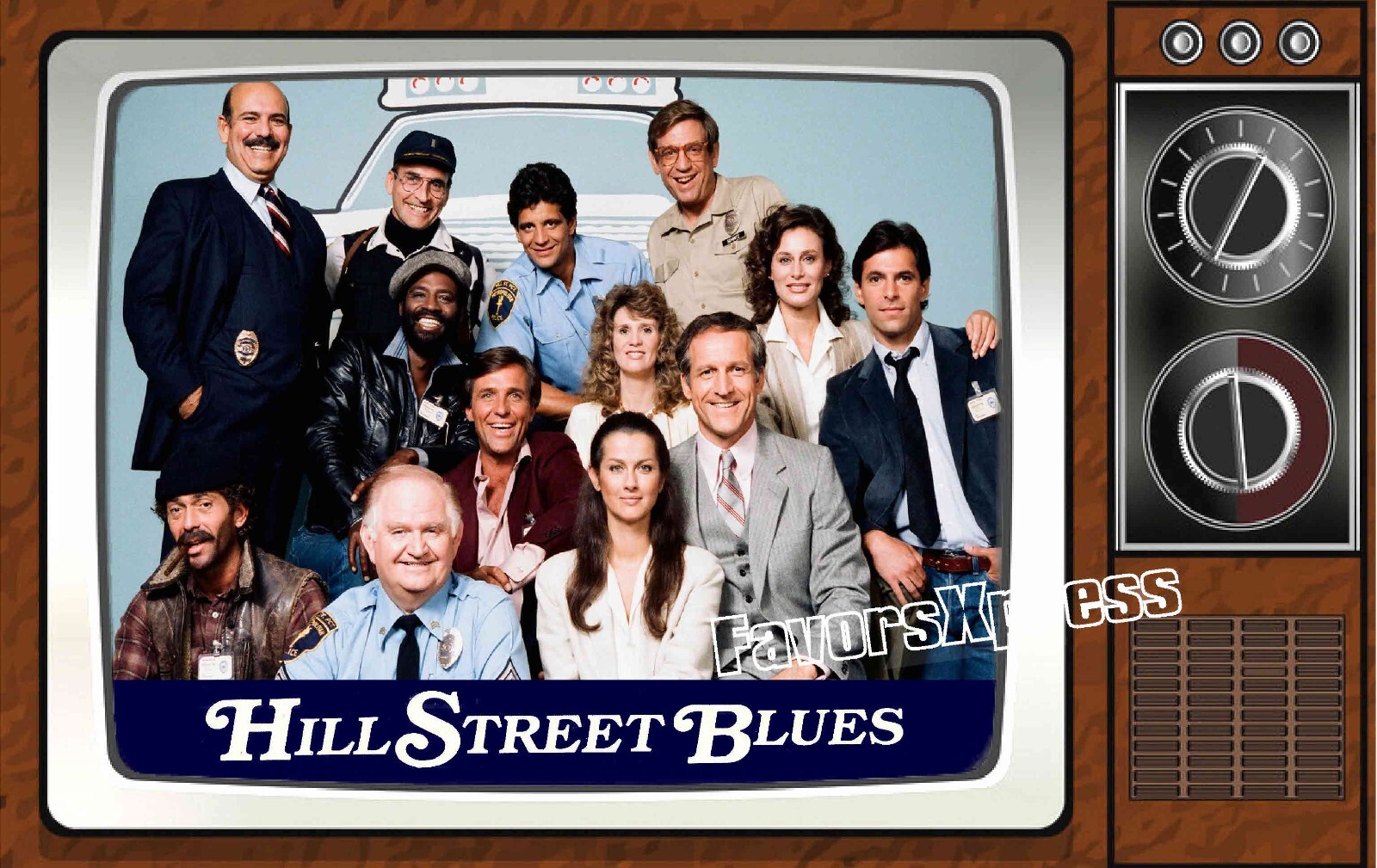 Hill Street Blues Classic TV Show PHOTO MAGNET 4 X 2.5 INCHES