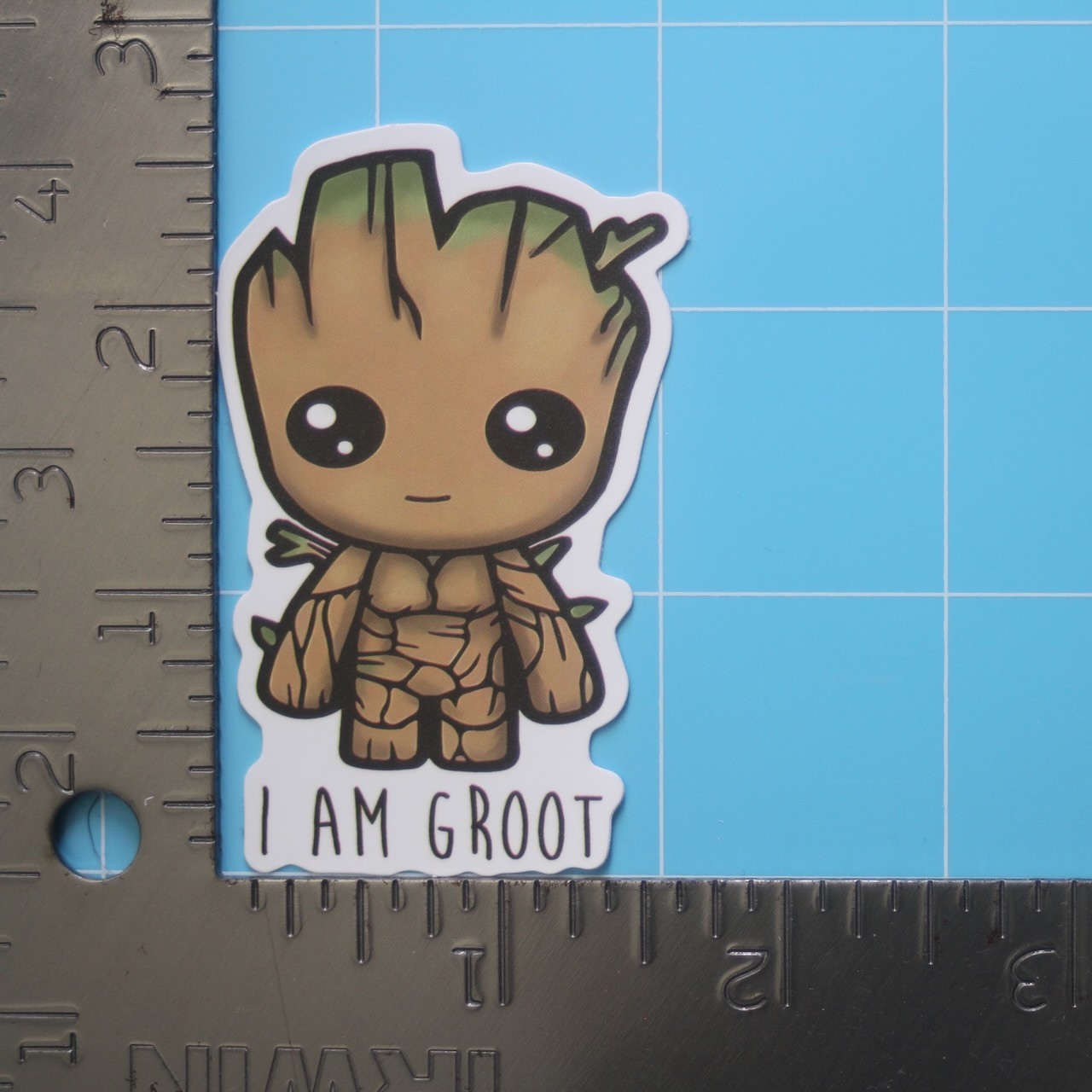 Marvel Universe Sticker (BABY GROOT) MCU Superheroes, Gloss PVC Decal