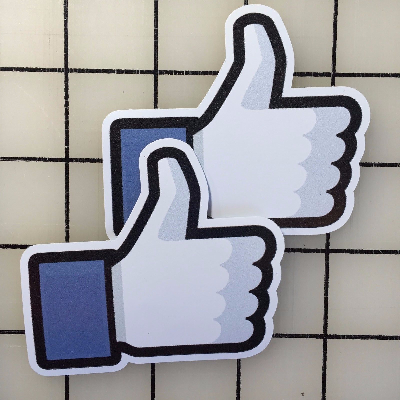Facebook Like 3" Wide Vinyl Decal Sticker – BOGO