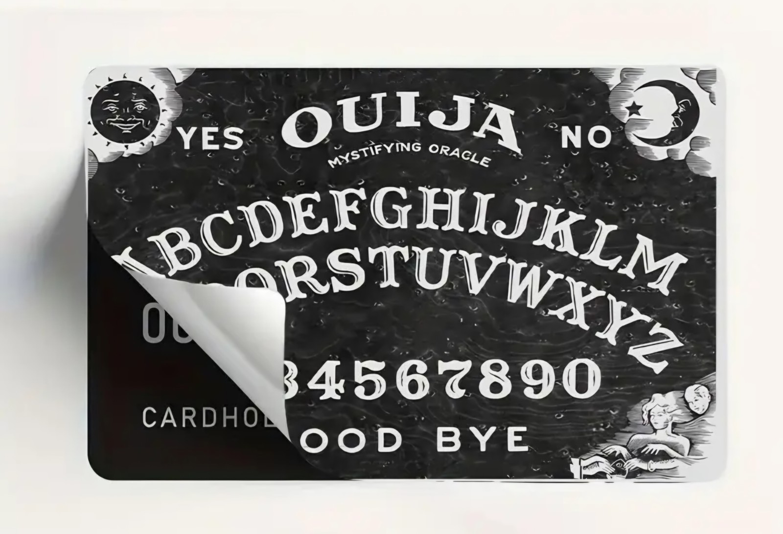 2 Ouiji Spirit Board Credit Card Skins Free Shipping US Seller