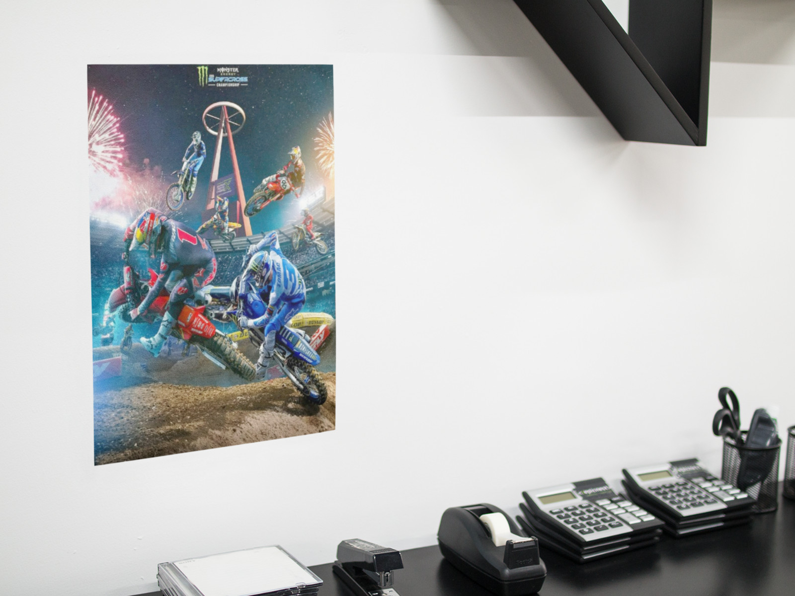 Supercross Wall Vinyl Decal Top Riders Custom Graphic Removable Adhesive Backing
