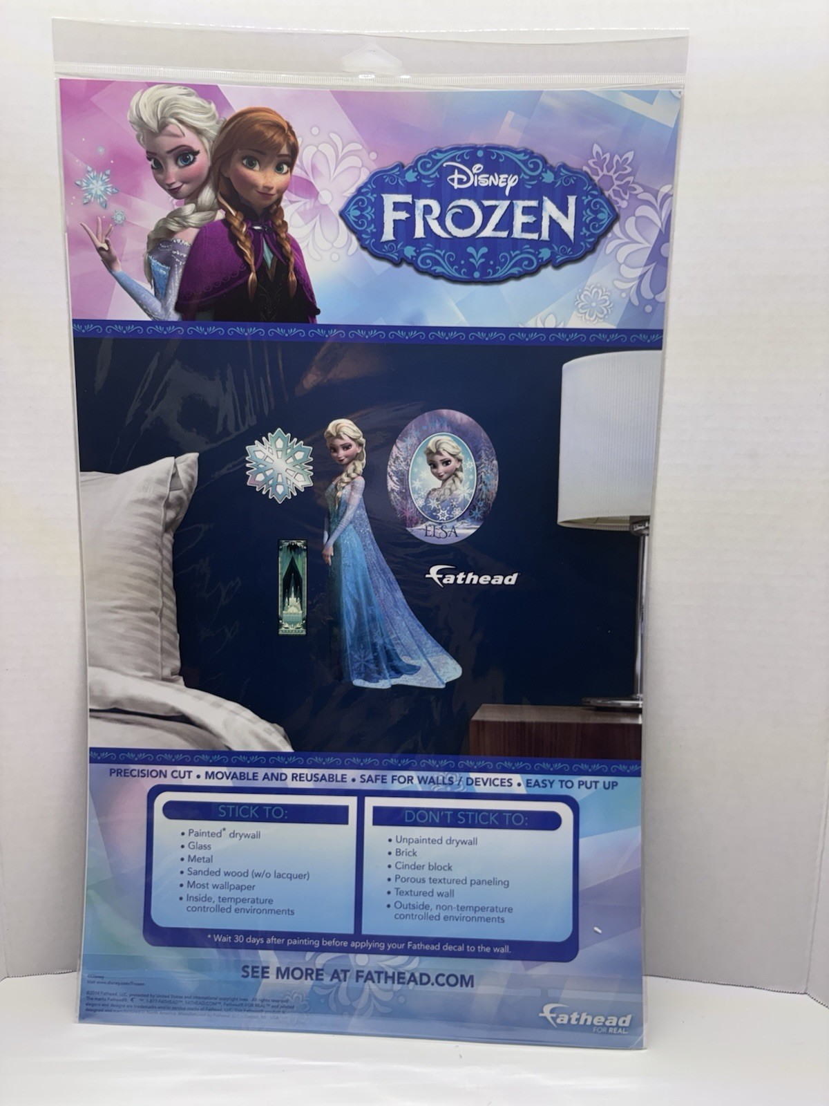 Disney Frozen – Anna 17 inches tall X 6 inches- Peel & Stick FATHEAD Wall Decal