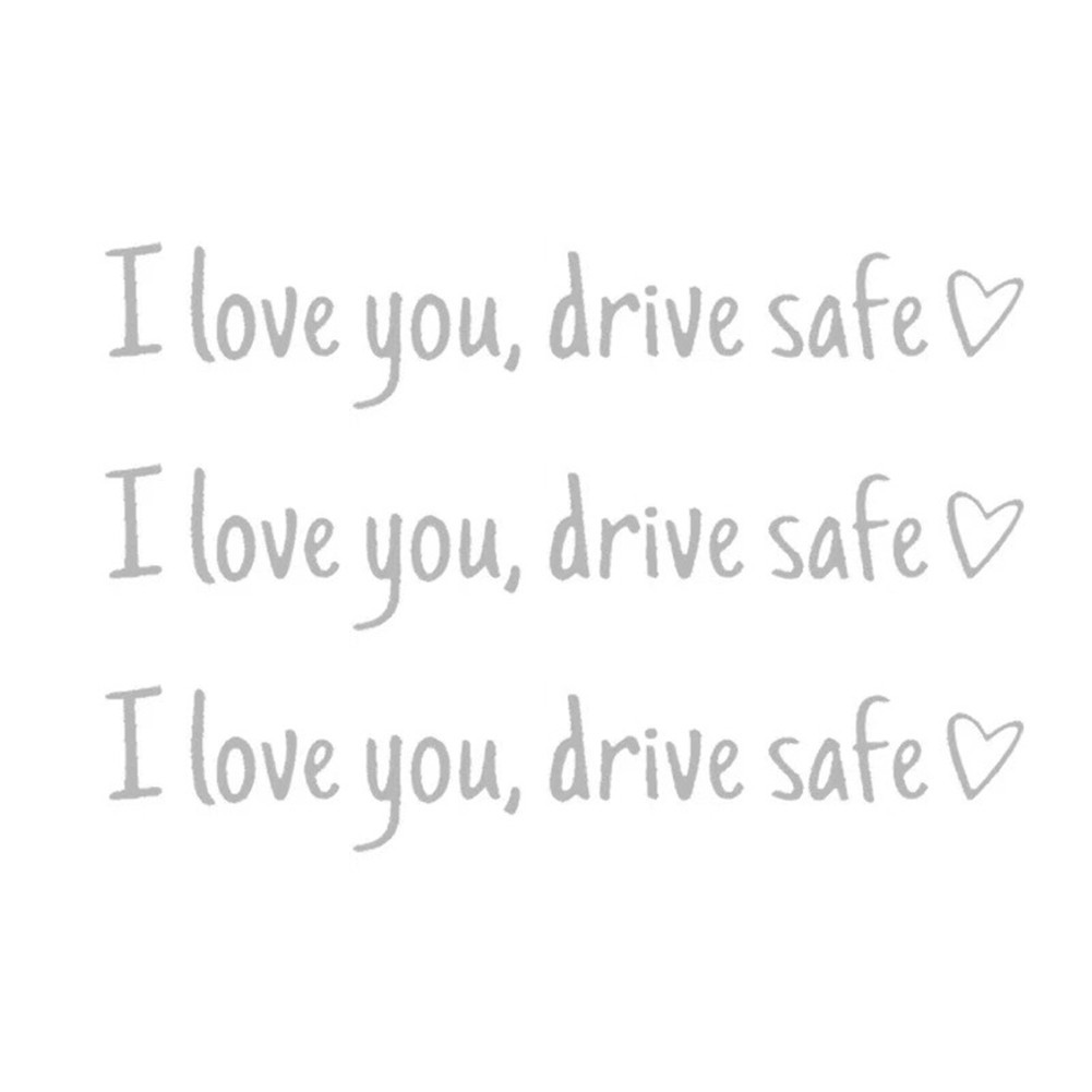 Car Decor Driving Decal Car Accessories Colorful Design Safety Message