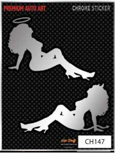 Trucker Girls, Truck Driver Sticker set – Pinup Chrome -Auto Decals